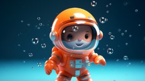 astronaut-diving-digital-art